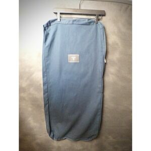 Prada Navy Blue Garment Bag Luxury Travel Suit Carrier Authentic
